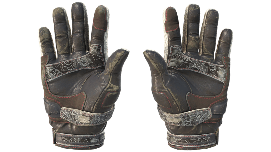 ★ Moto Gloves | Boom! (Battle-Scarred)