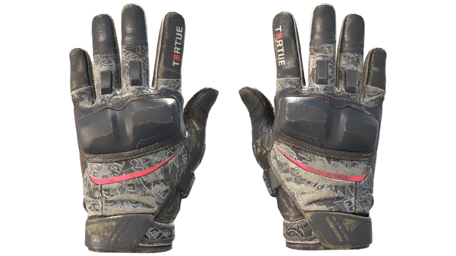 ★ Moto Gloves | Boom! (Battle-Scarred)