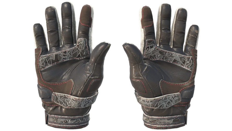 ★ Moto Gloves | Boom! (Well-Worn)