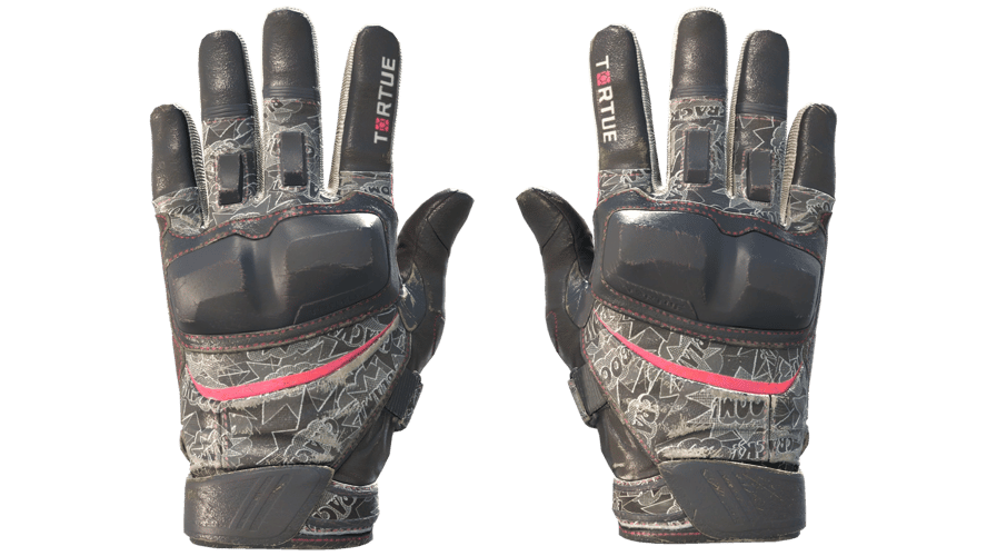 ★ Moto Gloves | Boom! (Well-Worn)