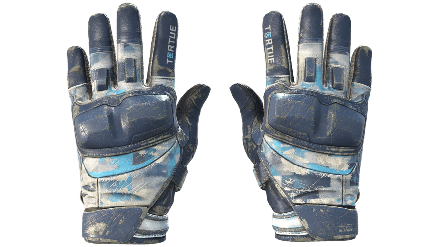 ★ Moto Gloves | Cool Mint (Battle-Scarred)