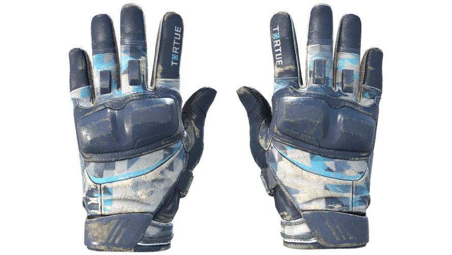 ★ Moto Gloves | Cool Mint (Battle-Scarred)