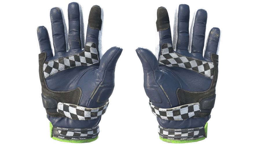 ★ Moto Gloves | Finish Line (Well-Worn)