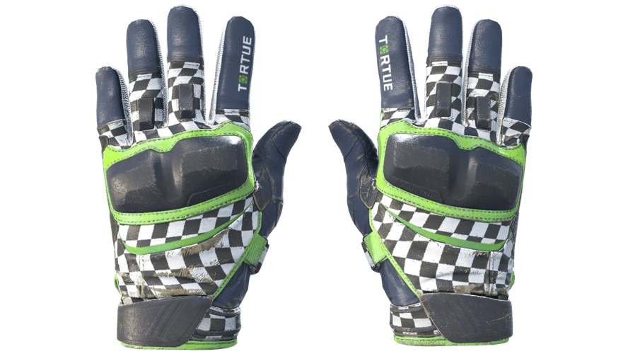 ★ Moto Gloves | Finish Line (Well-Worn)