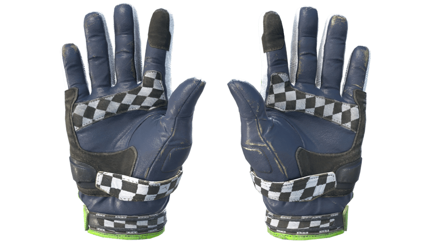 ★ Moto Gloves | Finish Line (Well-Worn)