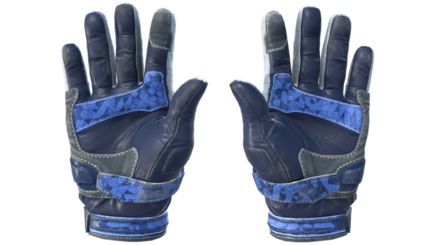 ★ Moto Gloves | Polygon (Well-Worn)
