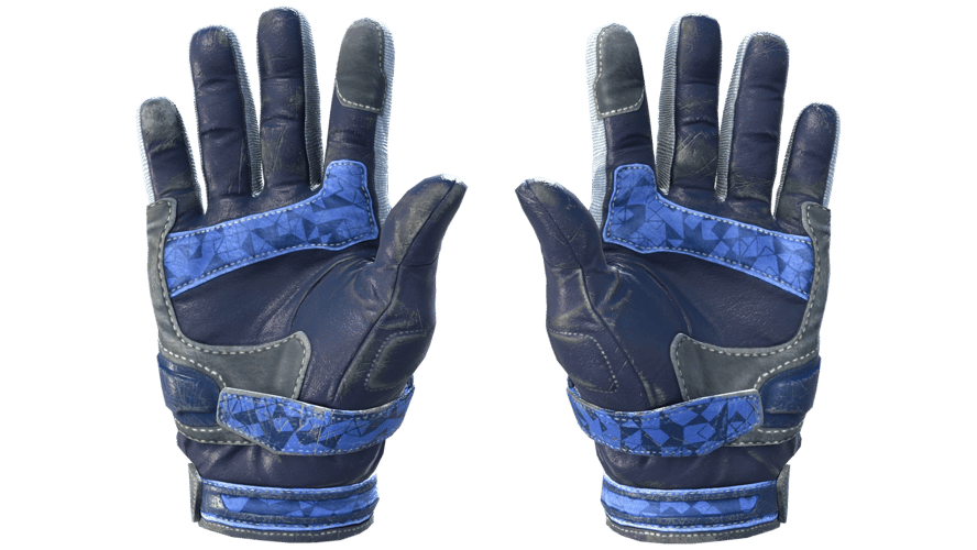 ★ Moto Gloves | Polygon (Well-Worn)