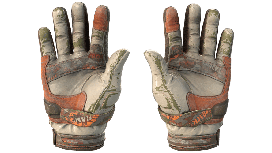 ★ Moto Gloves | POW! (Battle-Scarred)