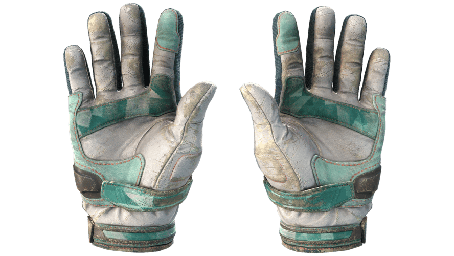 ★ Moto Gloves | Spearmint (Battle-Scarred)