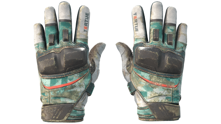 ★ Moto Gloves | Spearmint (Battle-Scarred)