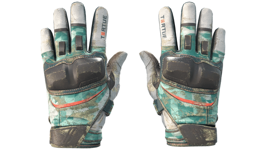 ★ Moto Gloves | Spearmint (Battle-Scarred)