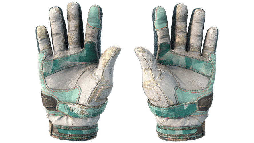 ★ Moto Gloves | Spearmint (Battle-Scarred)