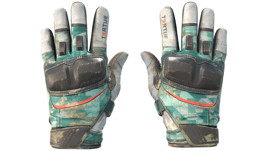 ★ Moto Gloves | Spearmint (Battle-Scarred)