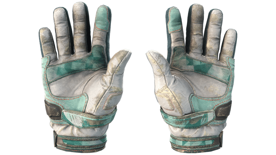 ★ Moto Gloves | Spearmint (Battle-Scarred)