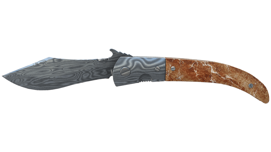★ Navaja Knife | Damascus Steel (Field-Tested)