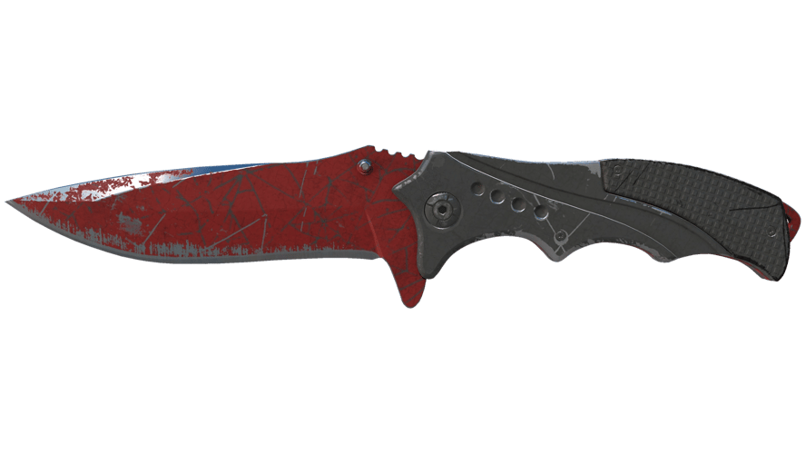 ★ Nomad Knife | Crimson Web (Battle-Scarred)