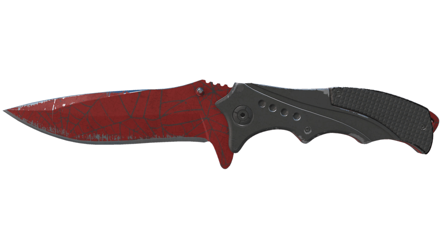 ★ Nomad Knife | Crimson Web (Battle-Scarred)