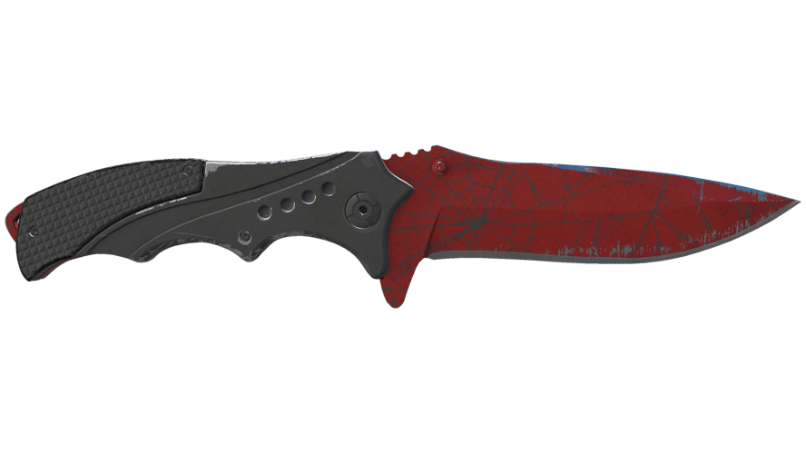 ★ Nomad Knife | Crimson Web (Battle-Scarred)