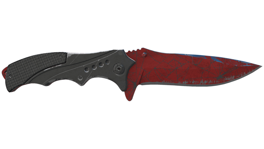 ★ Nomad Knife | Crimson Web (Battle-Scarred)
