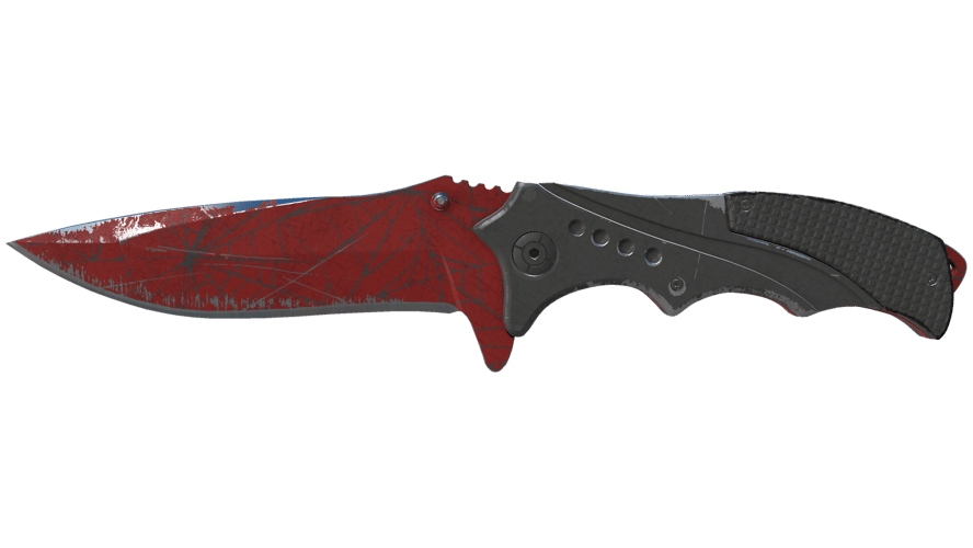 ★ Nomad Knife | Crimson Web (Battle-Scarred)