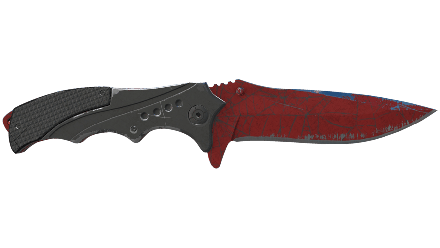 ★ Nomad Knife | Crimson Web (Battle-Scarred)