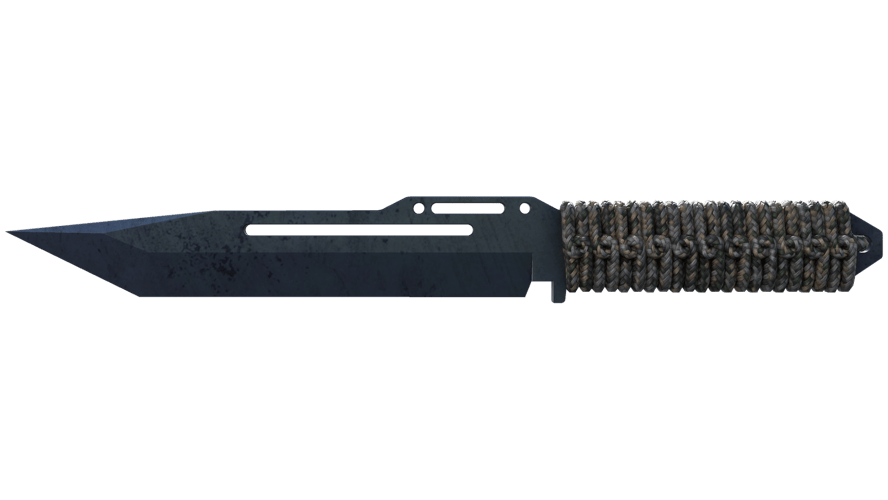 ★ Paracord Knife | Blue Steel (Well-Worn)