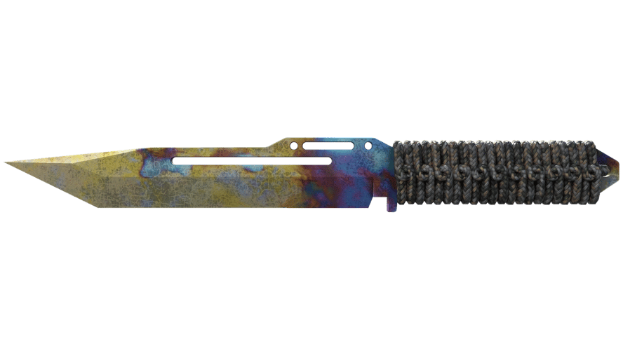 ★ Paracord Knife | Case Hardened (Well-Worn)