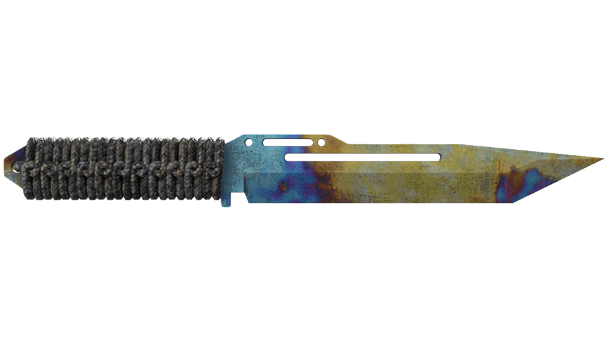 ★ Paracord Knife | Case Hardened (Well-Worn)
