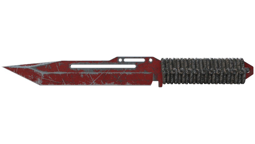 ★ Paracord Knife | Crimson Web (Battle-Scarred)