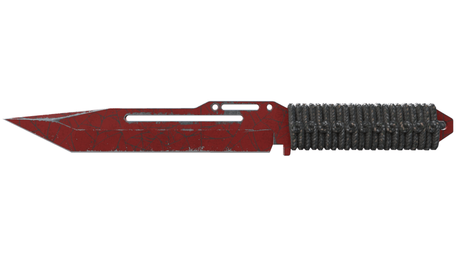 ★ Paracord Knife | Crimson Web (Battle-Scarred)