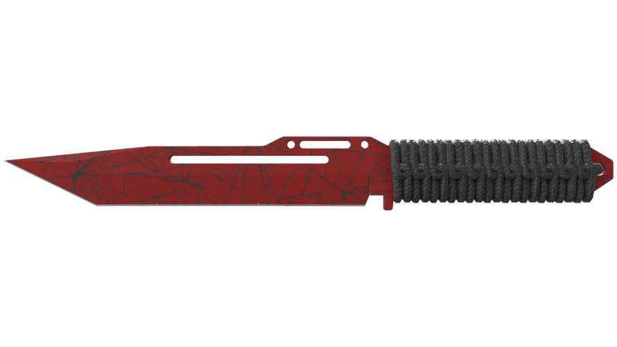 ★ Paracord Knife | Crimson Web (Minimal Wear)