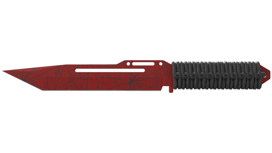 ★ Paracord Knife | Crimson Web (Minimal Wear)