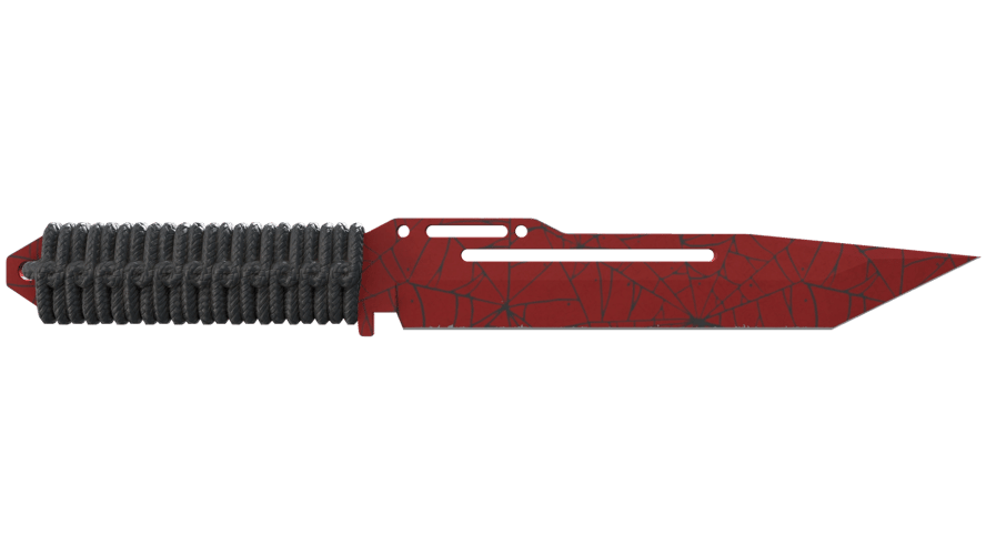 ★ Paracord Knife | Crimson Web (Minimal Wear)