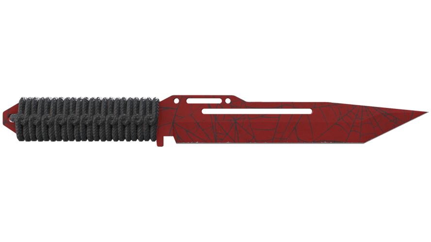 ★ Paracord Knife | Crimson Web (Minimal Wear)