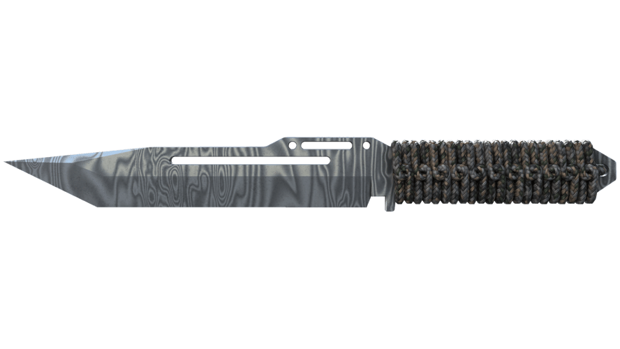 ★ Paracord Knife | Damascus Steel (Field-Tested)