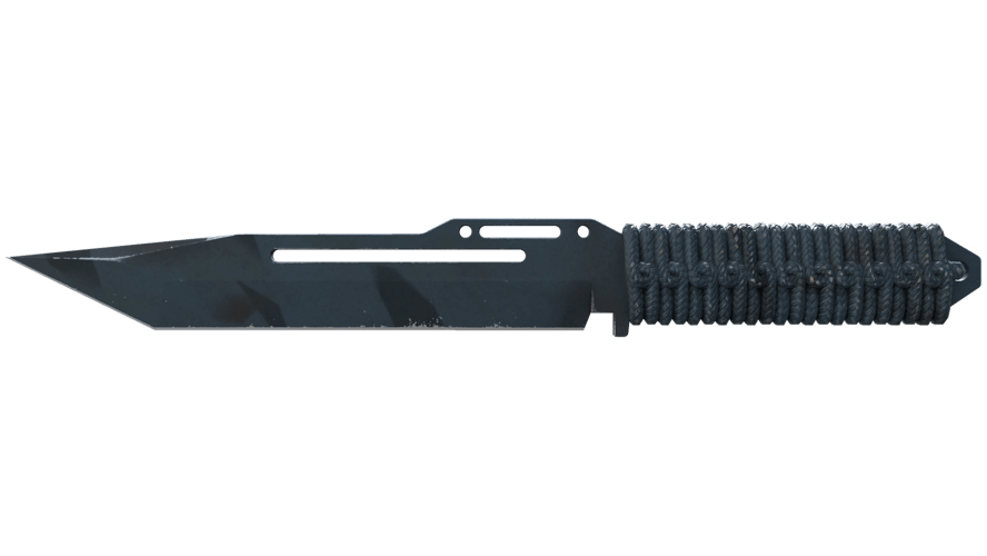 ★ Paracord Knife | Night Stripe (Field-Tested)