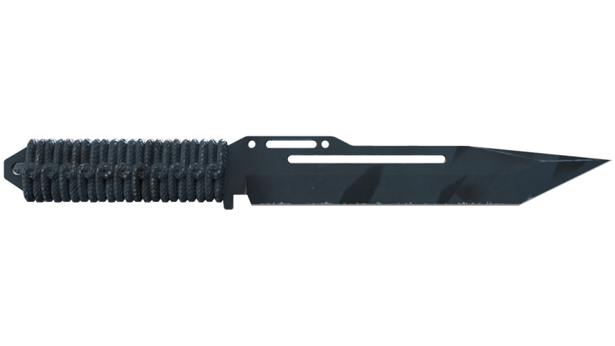 ★ Paracord Knife | Night Stripe (Field-Tested)