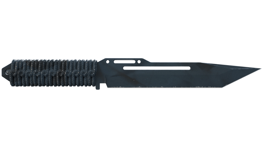 ★ Paracord Knife | Night Stripe (Field-Tested)