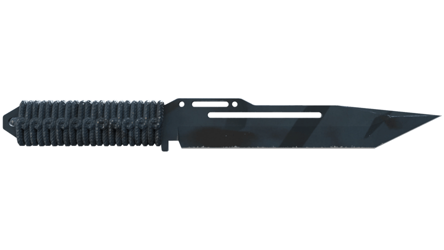 ★ Paracord Knife | Night Stripe (Field-Tested)