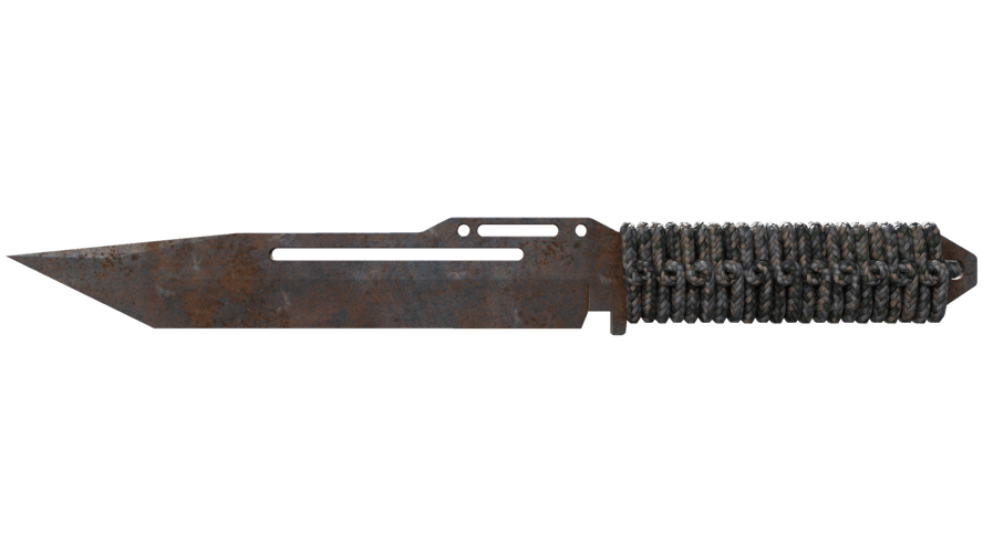 ★ Paracord Knife | Rust Coat (Battle-Scarred)