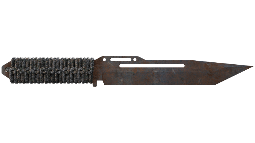 ★ Paracord Knife | Rust Coat (Battle-Scarred)