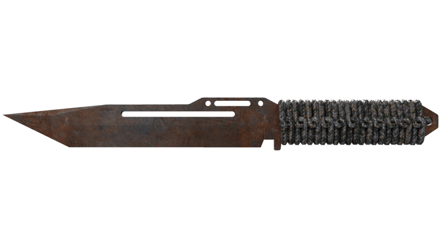 ★ Paracord Knife | Rust Coat (Battle-Scarred)