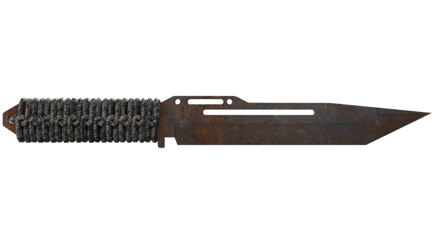 ★ Paracord Knife | Rust Coat (Battle-Scarred)