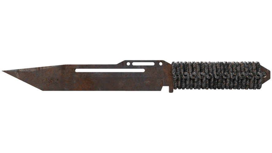 ★ Paracord Knife | Rust Coat (Battle-Scarred)