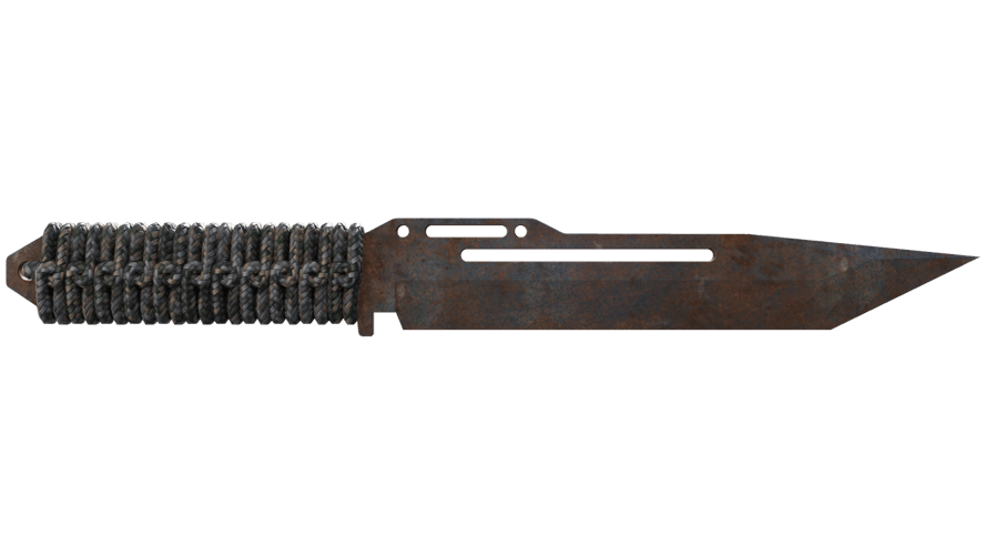 ★ Paracord Knife | Rust Coat (Battle-Scarred)