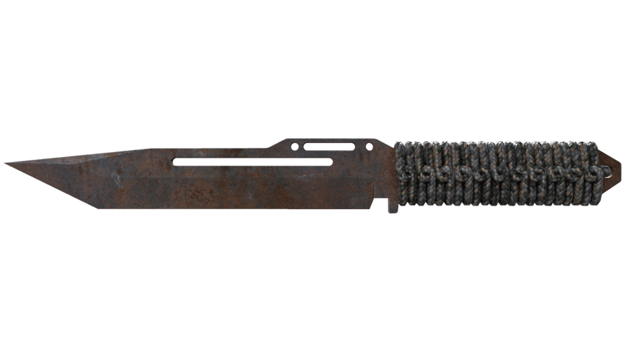 ★ Paracord Knife | Rust Coat (Battle-Scarred)