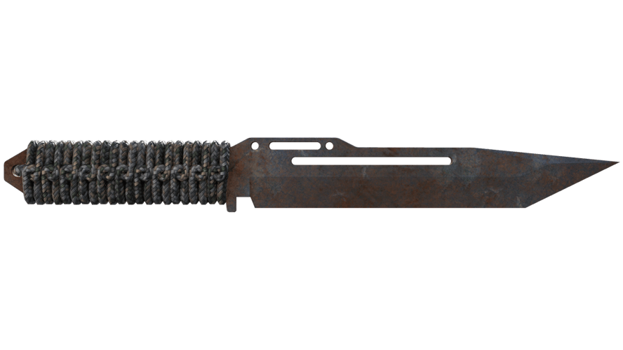 ★ Paracord Knife | Rust Coat (Battle-Scarred)