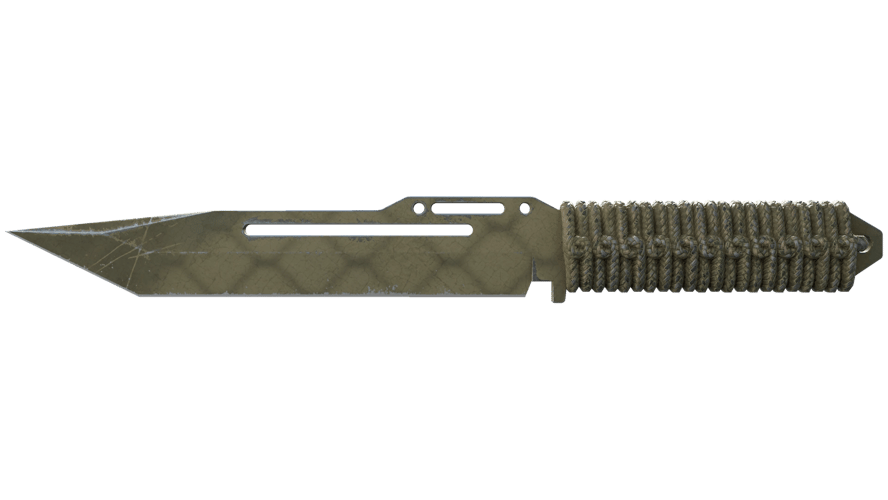 ★ Paracord Knife | Safari Mesh (Battle-Scarred)