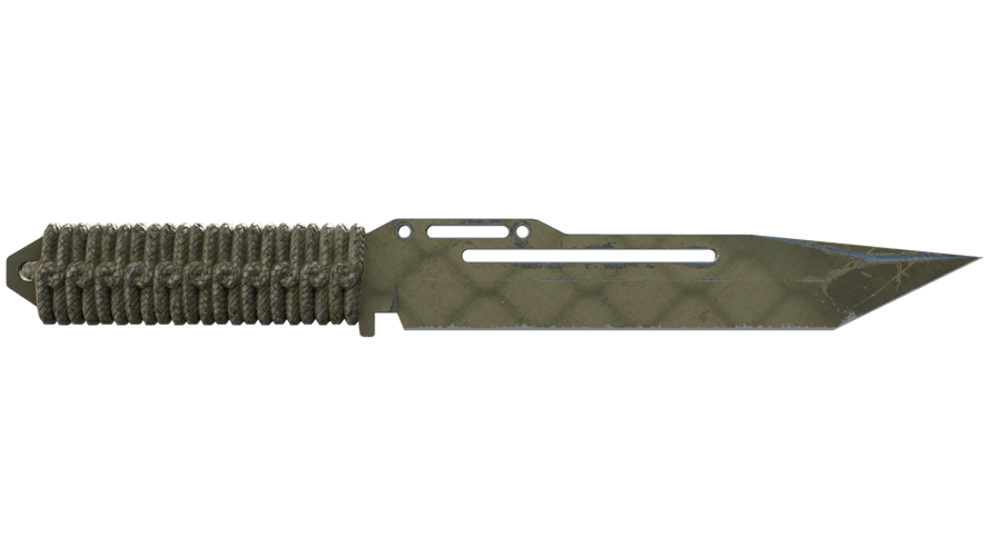 ★ Paracord Knife | Safari Mesh (Battle-Scarred)