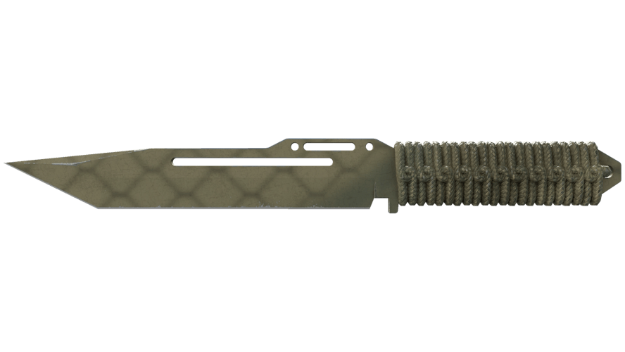 ★ Paracord Knife | Safari Mesh (Field-Tested)